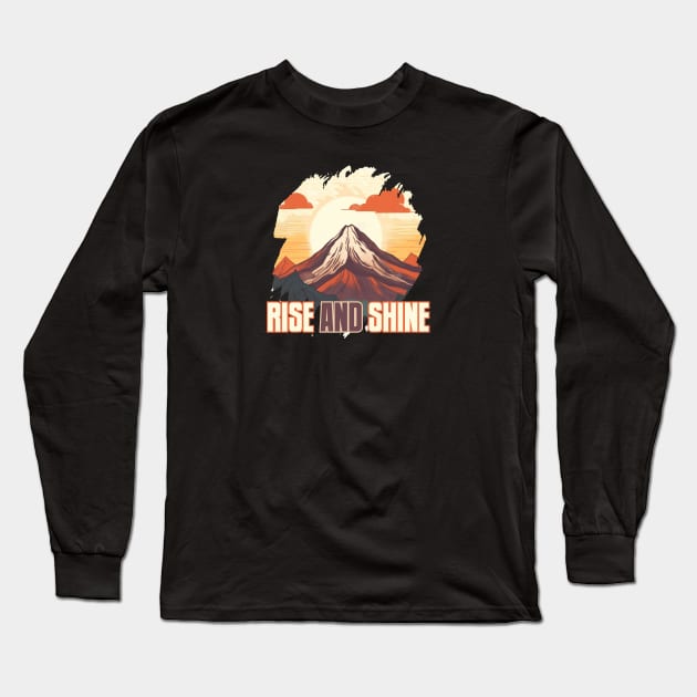 RISE & SHINE Long Sleeve T-Shirt by Pixy Official